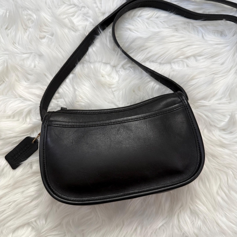 Black Leather Shoulder Bag